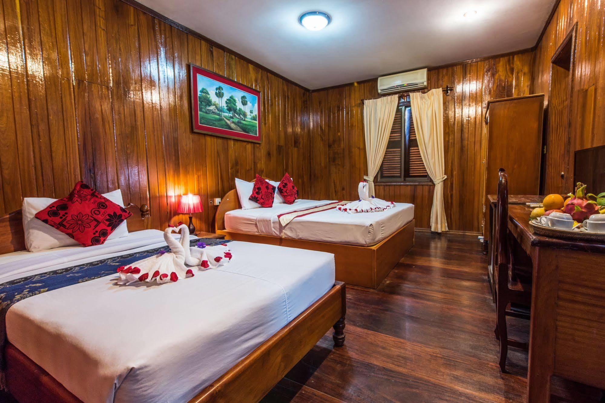 Neak Pean Hotel - Wooden House Siem Reap Exterior foto