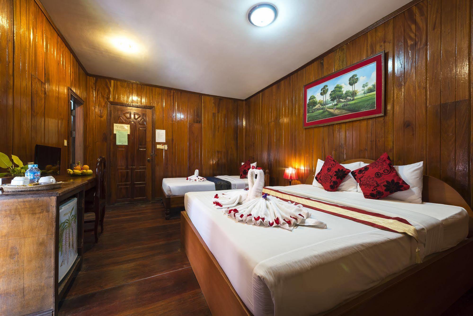 Neak Pean Hotel - Wooden House Siem Reap Exterior foto